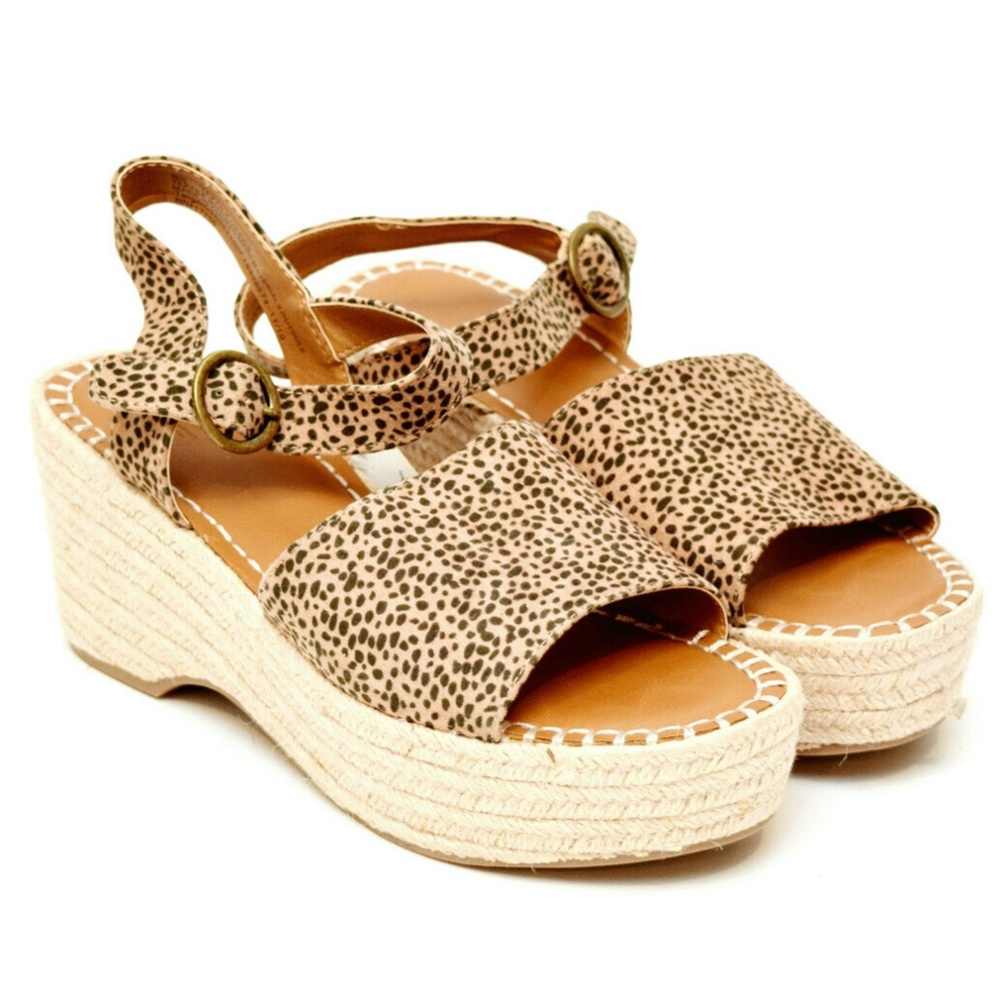 New Universal Thread | Brown Espadrille Wedges - image 3